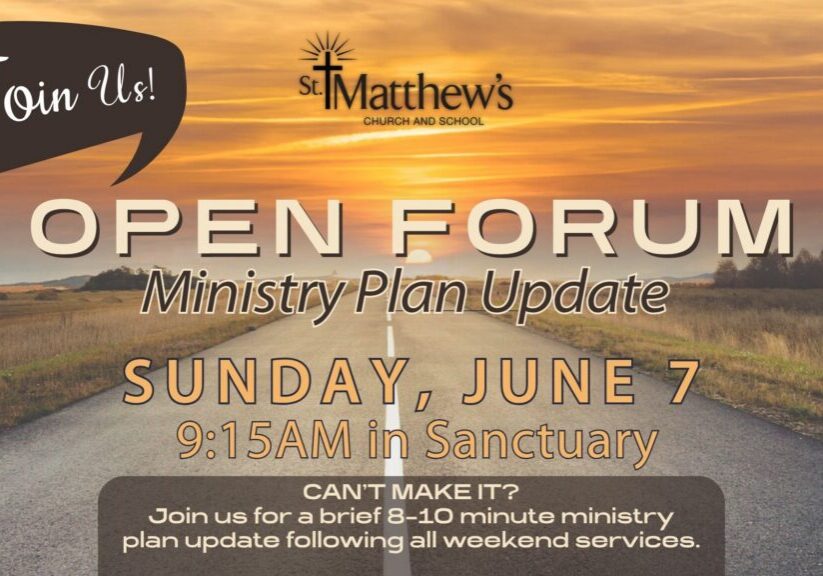 Open Forum JUne 7